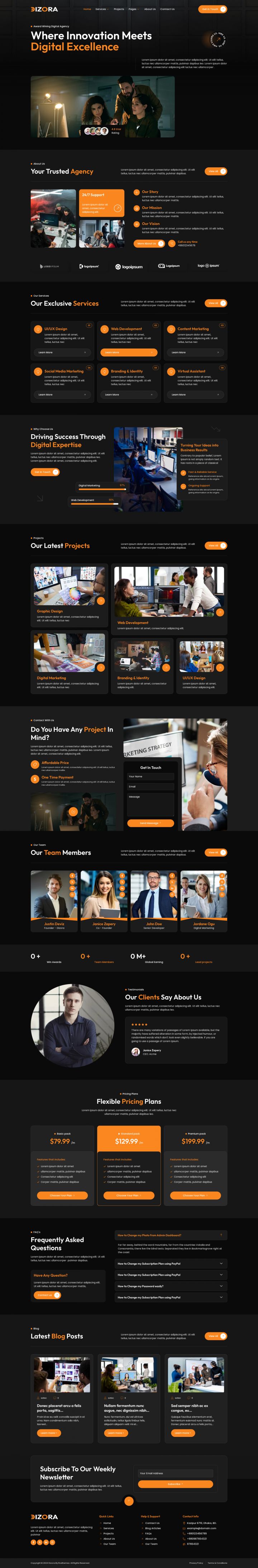 Шаблон ThemeForest Dizora WordPress шаблон ThemeForest Dizora