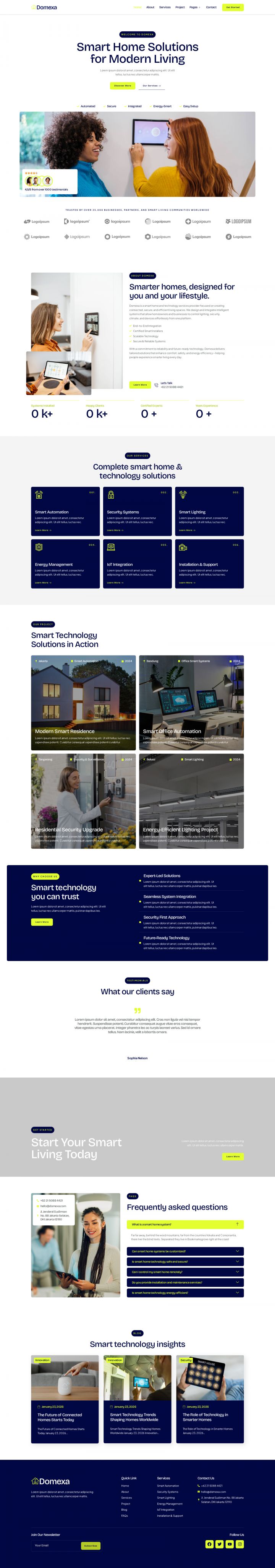 WordPress шаблон ThemeForest Domexa