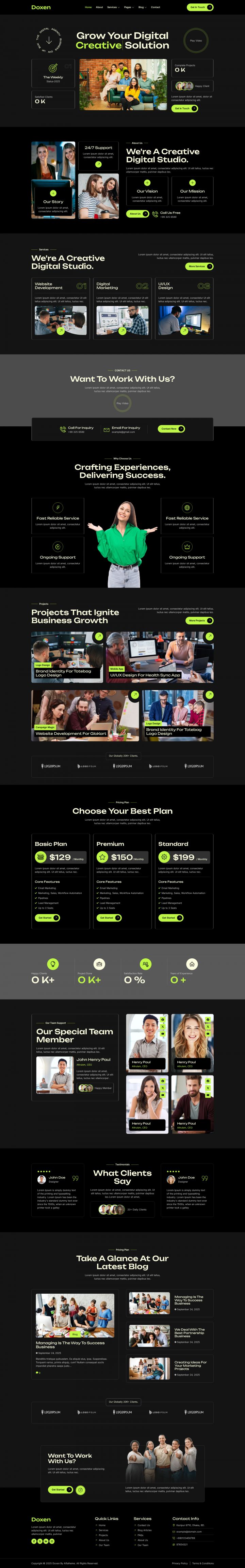 Шаблон ThemeForest Doxen WordPress шаблон ThemeForest Doxen