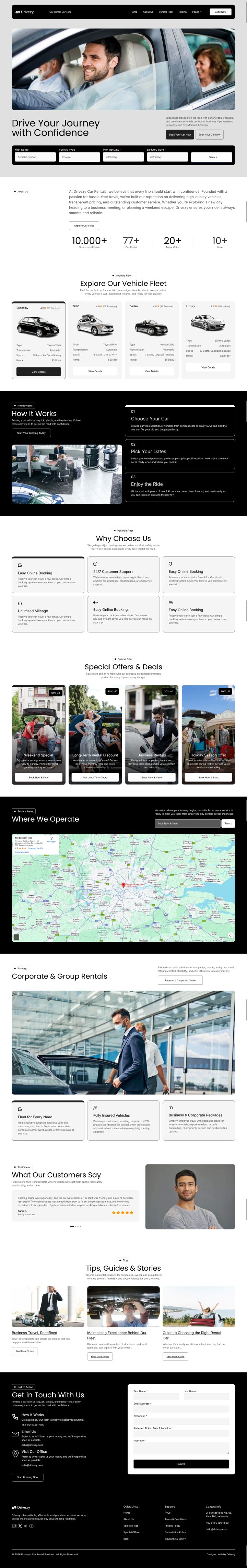 WordPress шаблон ThemeForest Drivezy