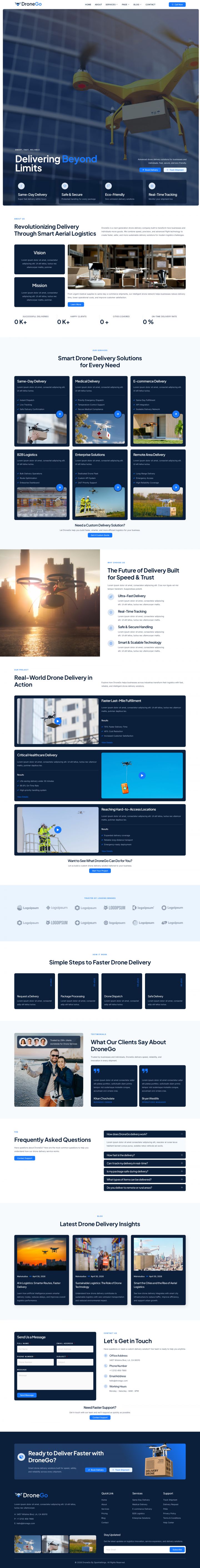 WordPress шаблон ThemeForest DroneGo