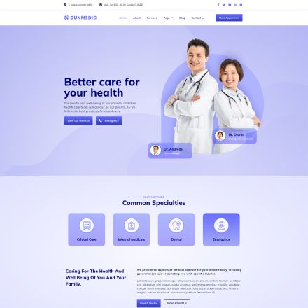 ThemeForest Dunmedic
