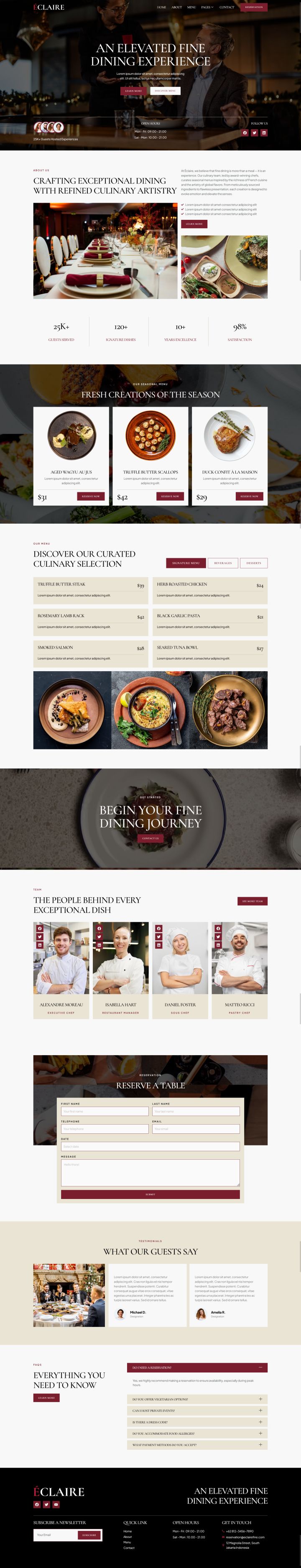 WordPress шаблон ThemeForest Eclaire