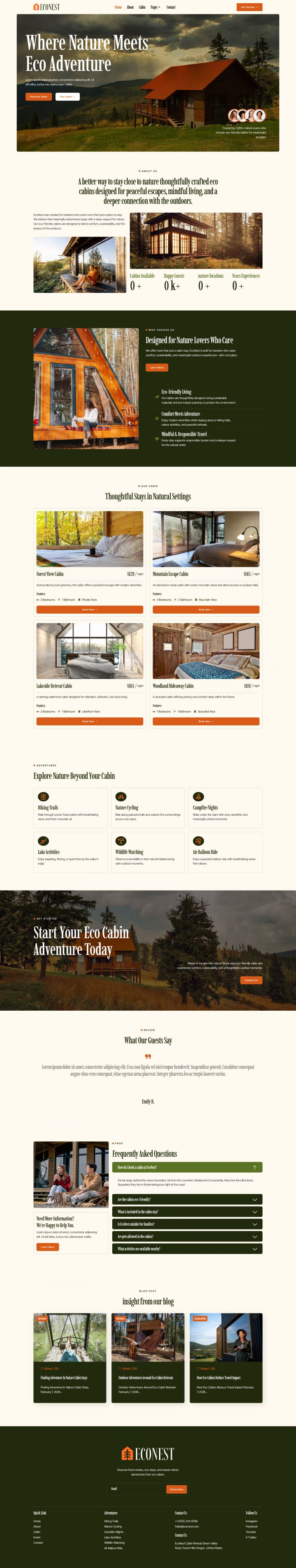 WordPress шаблон ThemeForest Econest