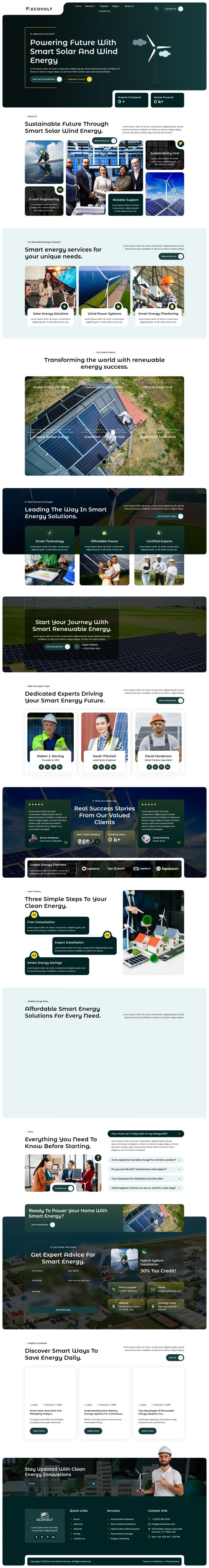 Шаблон ThemeForest EcoVolt WordPress шаблон ThemeForest EcoVolt