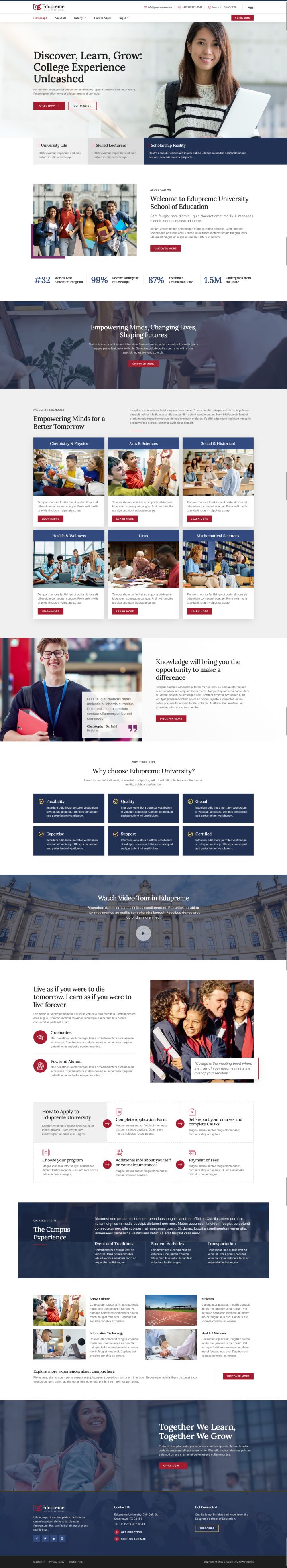 WordPress шаблон ThemeForest Edupreme