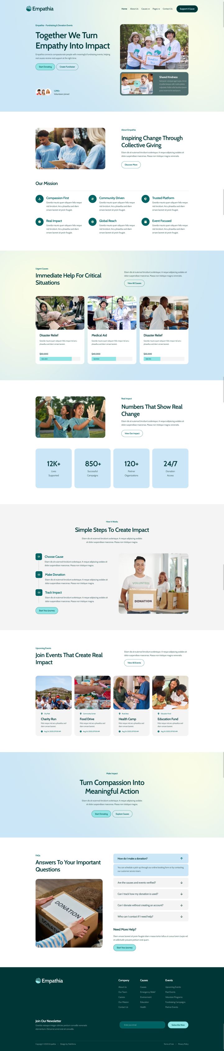 Шаблон ThemeForest Empathia WordPress шаблон ThemeForest Empathia