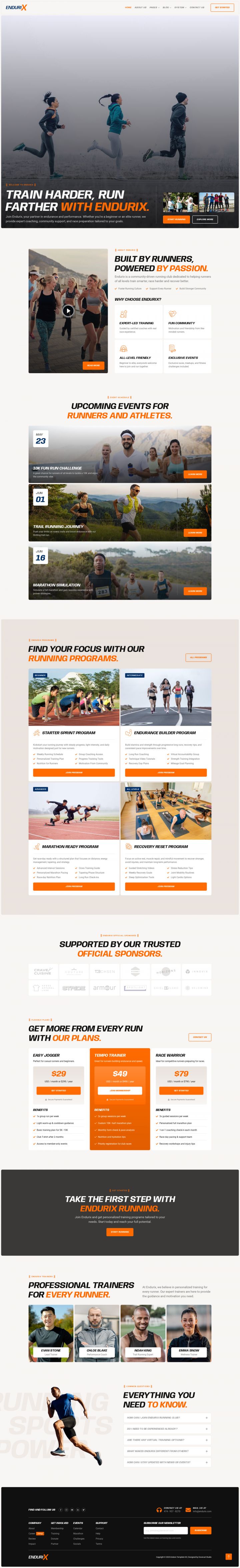 WordPress шаблон ThemeForest Endurix