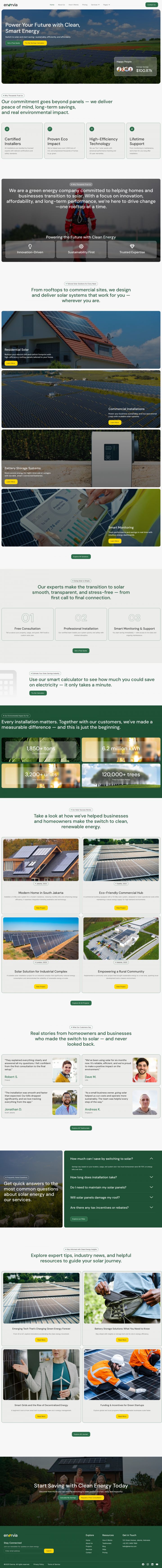 WordPress шаблон ThemeForest Enervia