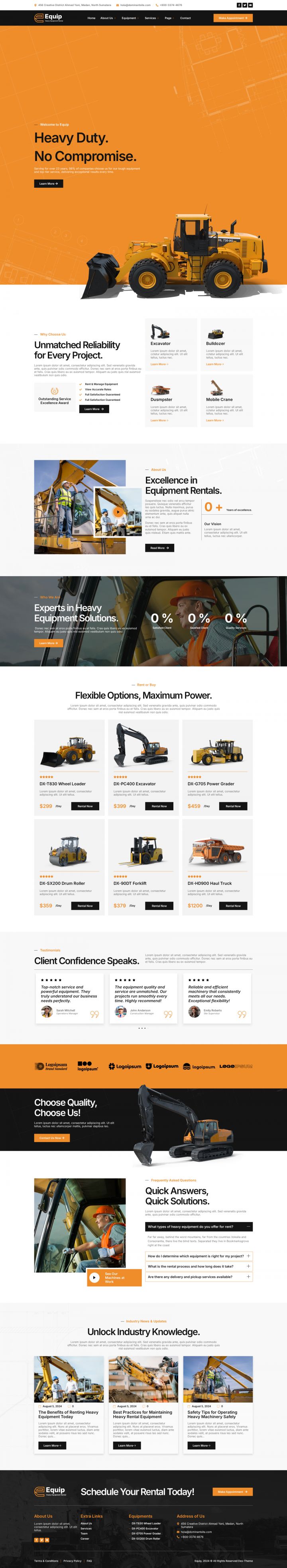 Шаблон ThemeForest Equip WordPress шаблон ThemeForest Equip