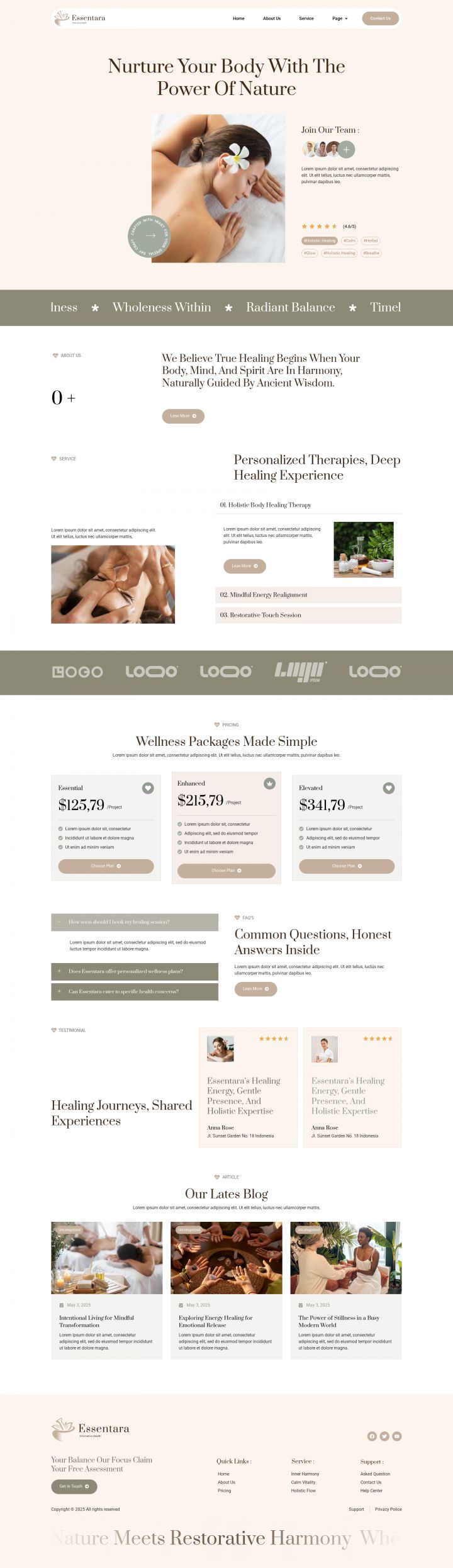 WordPress шаблон ThemeForest Essentara