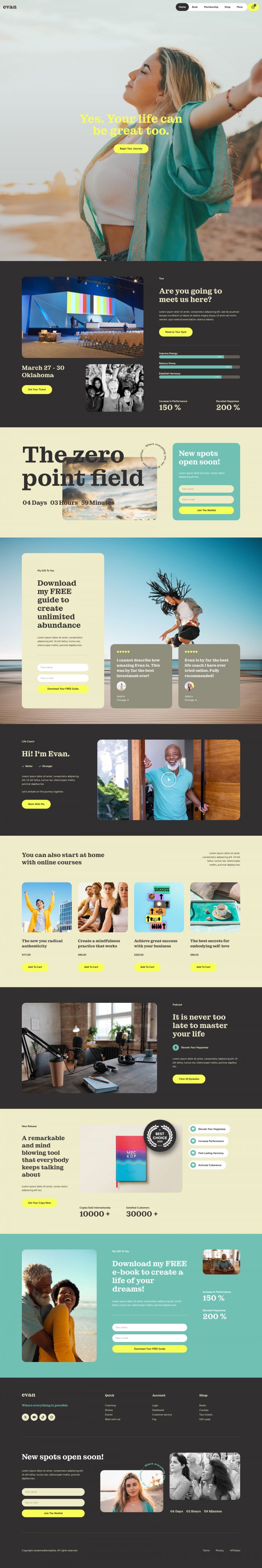 Шаблон ThemeForest Evan WordPress шаблон ThemeForest Evan