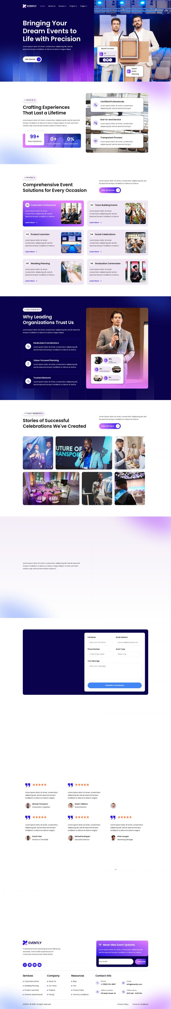 Шаблон ThemeForest Evently WordPress шаблон ThemeForest Evently