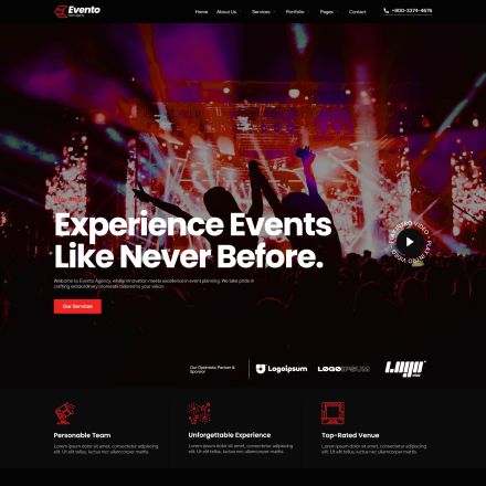 ThemeForest Evento