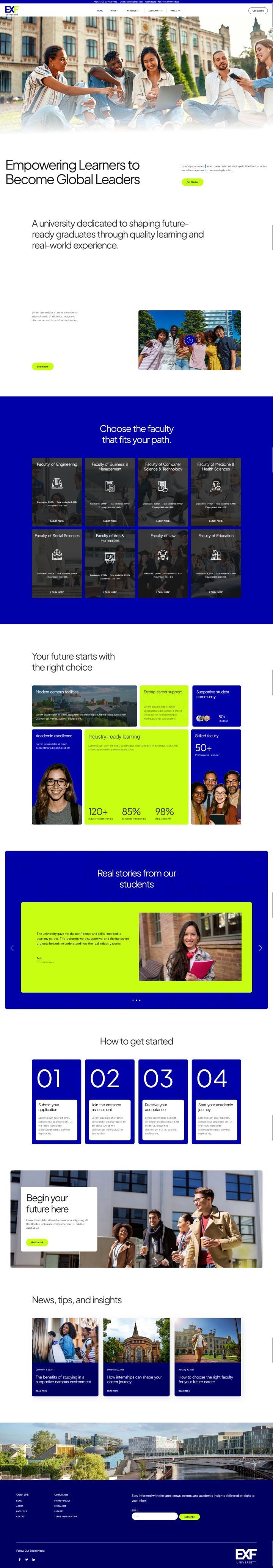 WordPress шаблон ThemeForest Exford