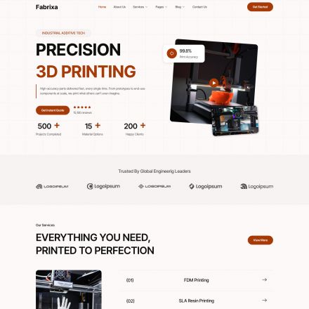 ThemeForest Fabrixa
