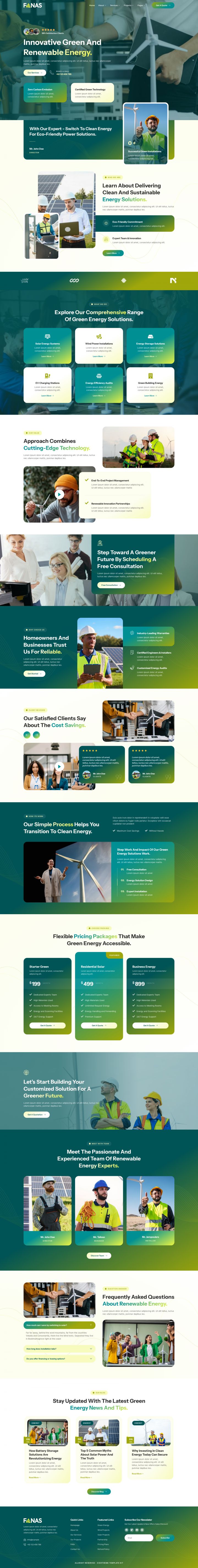 WordPress шаблон ThemeForest Fanas