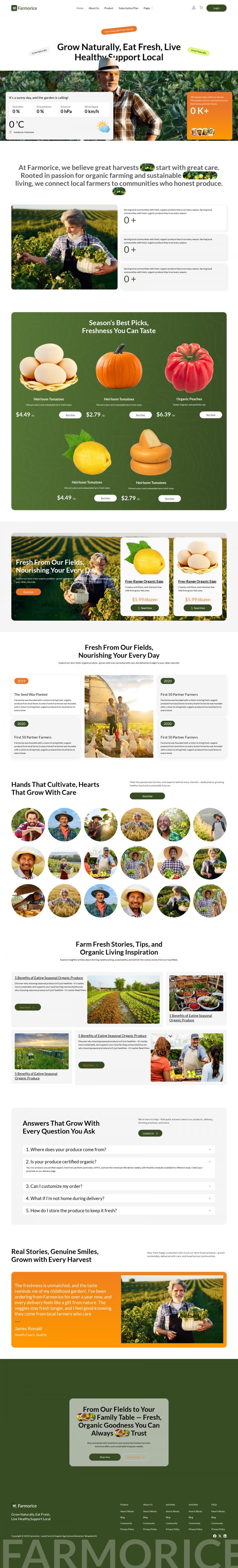 WordPress шаблон ThemeForest Farmorice