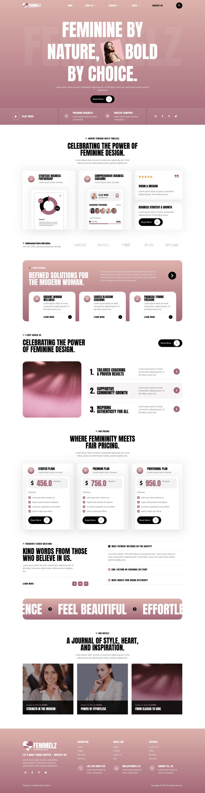 Шаблон ThemeForest Femmelz WordPress шаблон ThemeForest Femmelz