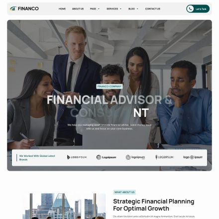 ThemeForest Financo