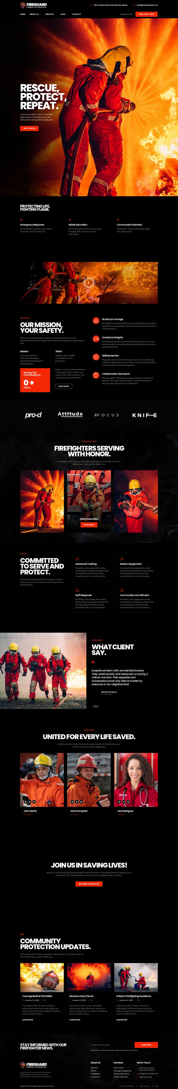 Шаблон ThemeForest FireGuard WordPress шаблон ThemeForest FireGuard