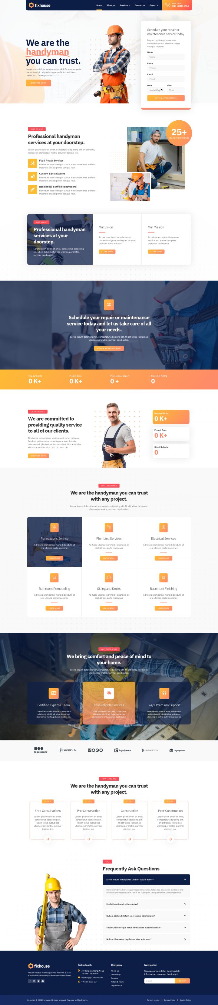 WordPress шаблон ThemeForest FixHouse