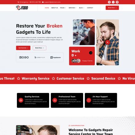 ThemeForest Fixio