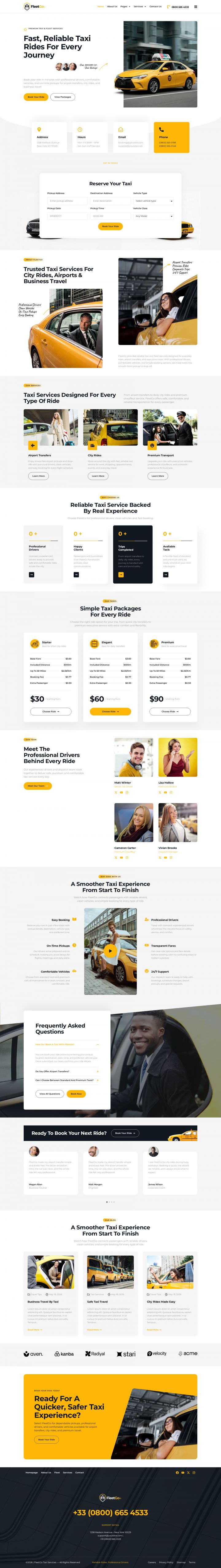 WordPress шаблон ThemeForest FleetGo
