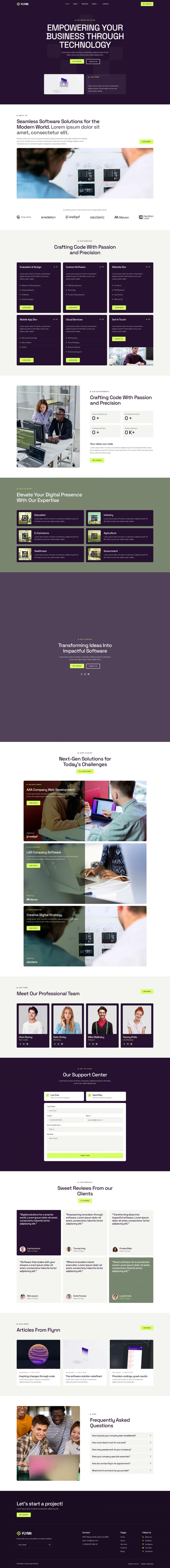 WordPress шаблон ThemeForest Flynn