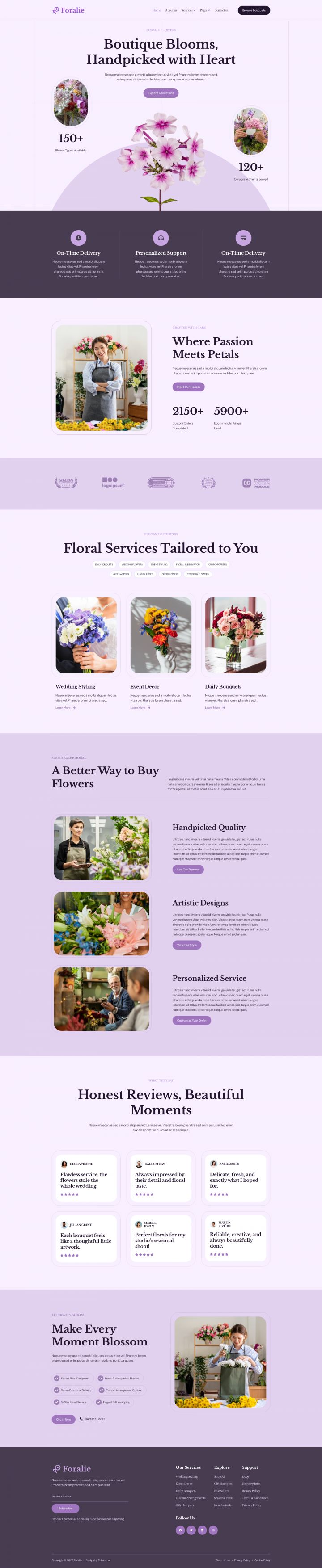 WordPress шаблон ThemeForest Foralie