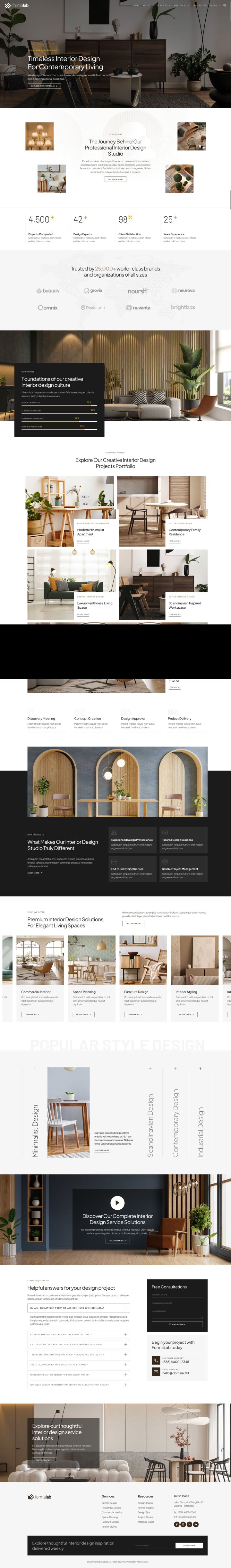 WordPress шаблон ThemeForest Formalab