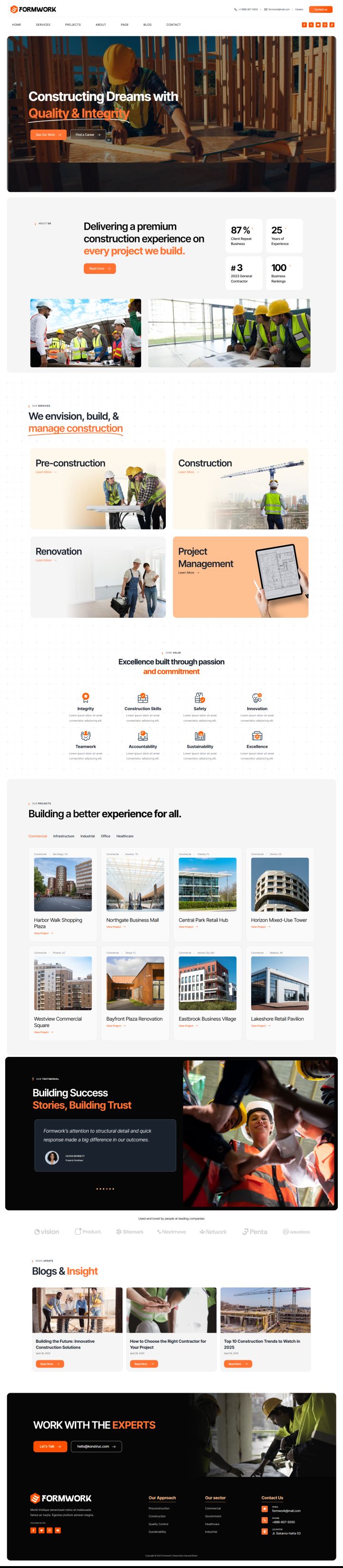 WordPress шаблон ThemeForest Formwork