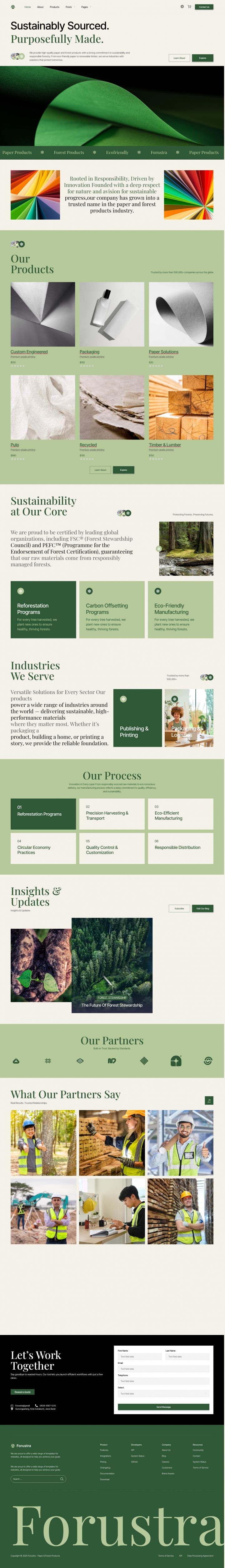 WordPress шаблон ThemeForest Forustra