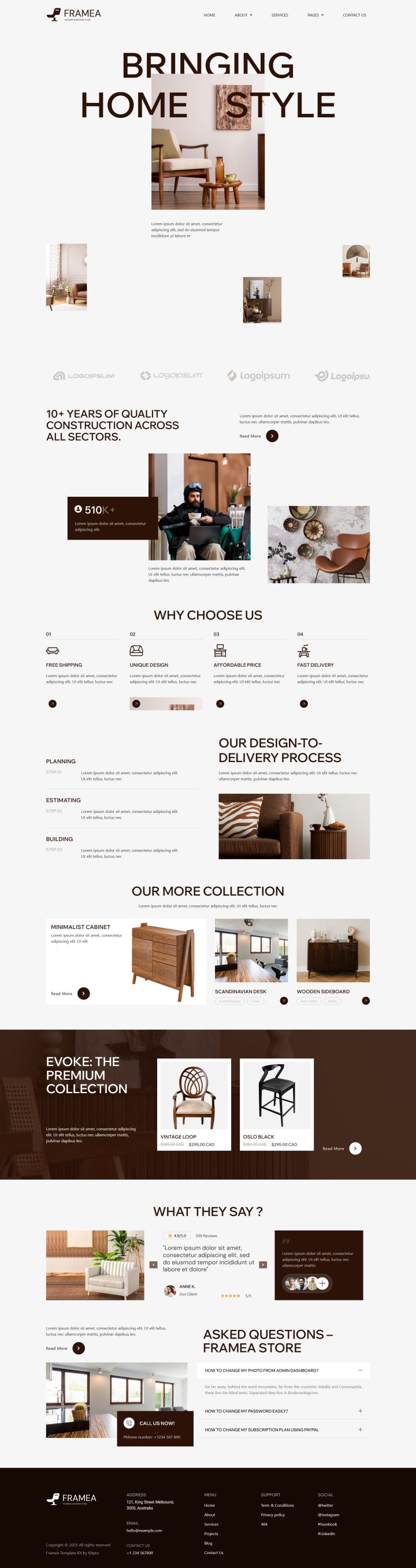 WordPress шаблон ThemeForest Framea