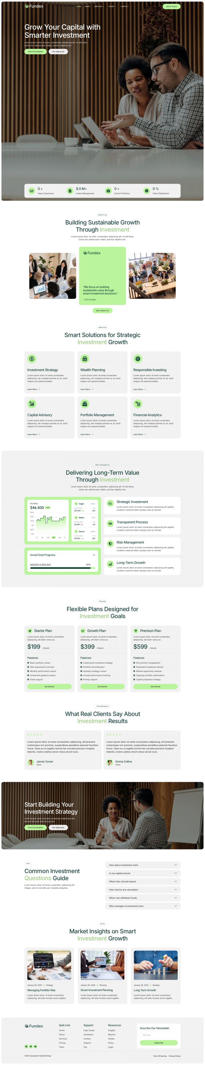 Шаблон ThemeForest Fundex WordPress шаблон ThemeForest Fundex