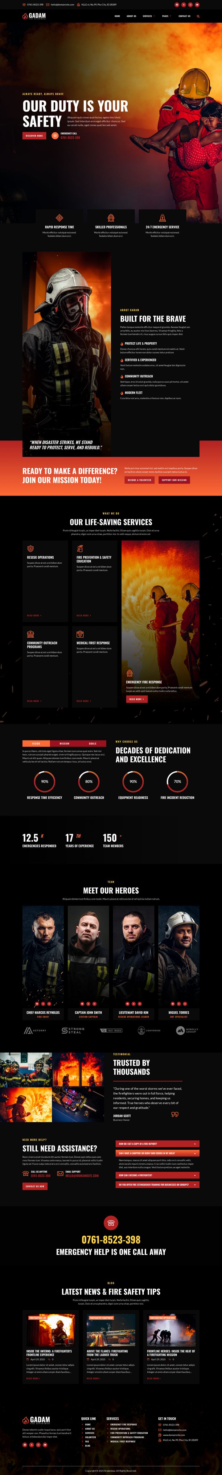 WordPress шаблон ThemeForest Gadam