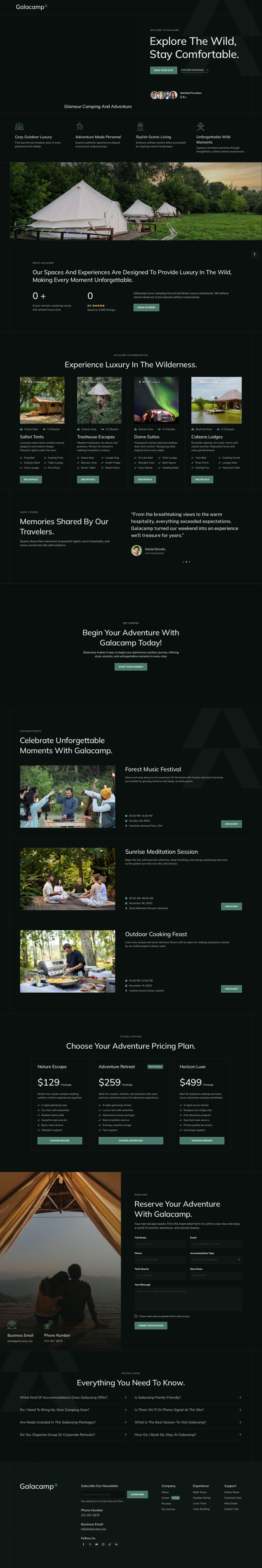 Шаблон ThemeForest Galacamp WordPress шаблон ThemeForest Galacamp