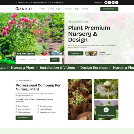 ThemeForest Gardio
