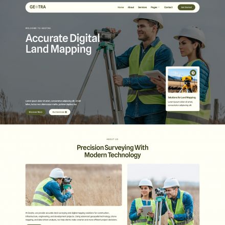 ThemeForest Geotra
