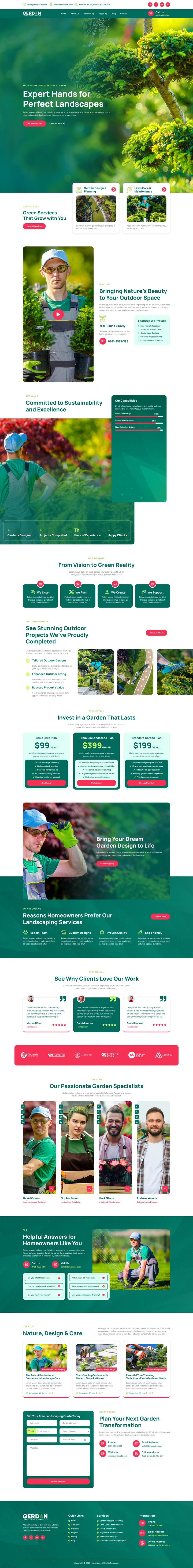 WordPress шаблон ThemeForest Gerdan