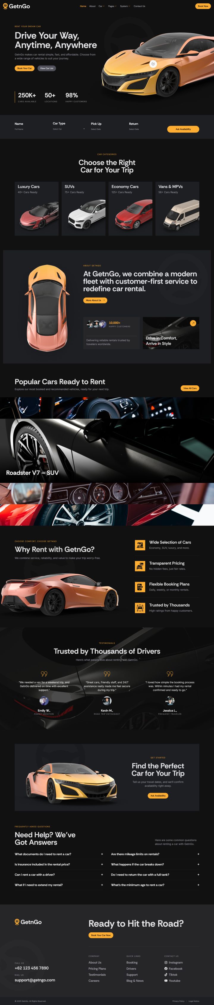 WordPress шаблон ThemeForest GetnGo
