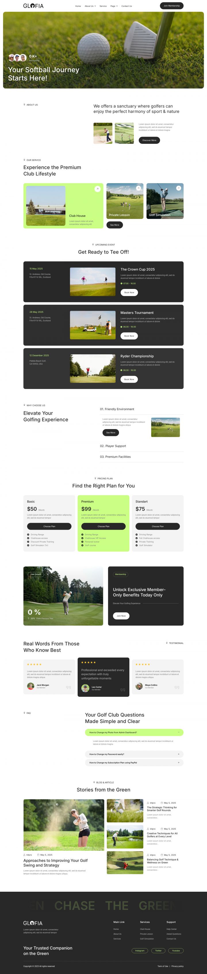 WordPress шаблон ThemeForest Glofia
