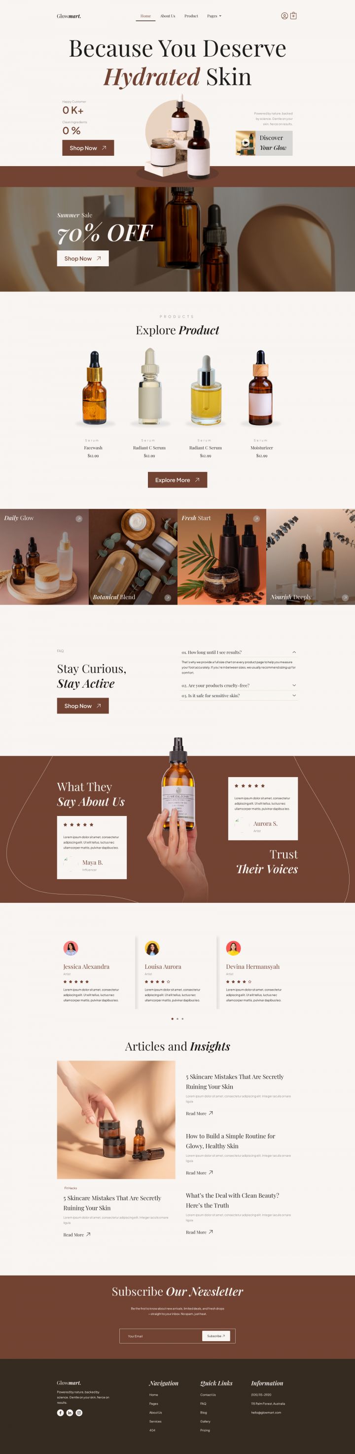 WordPress шаблон ThemeForest Glowmart