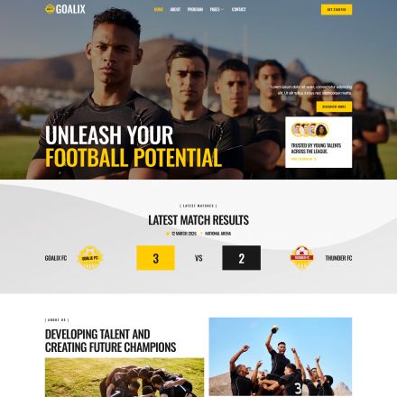 ThemeForest Goalix