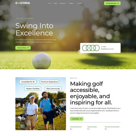ThemeForest Golforia