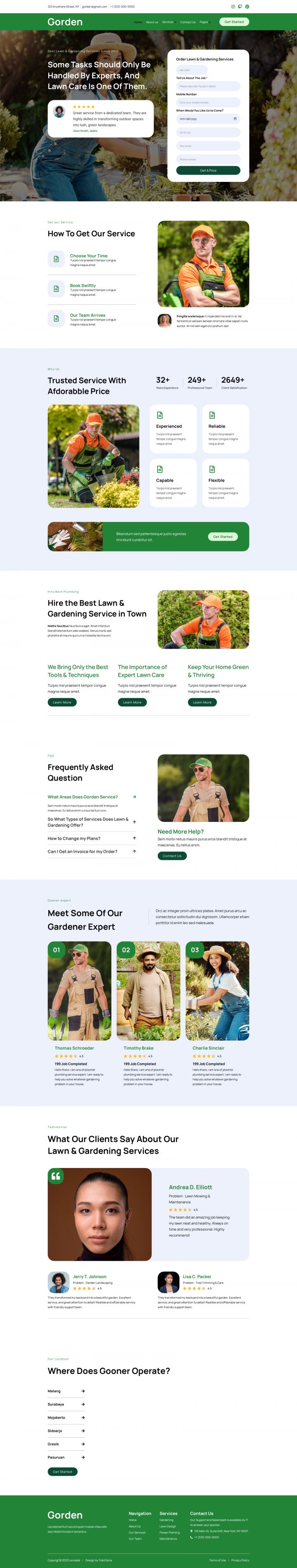 WordPress шаблон ThemeForest Gorden