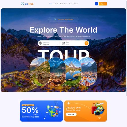 ThemeForest GoTrip