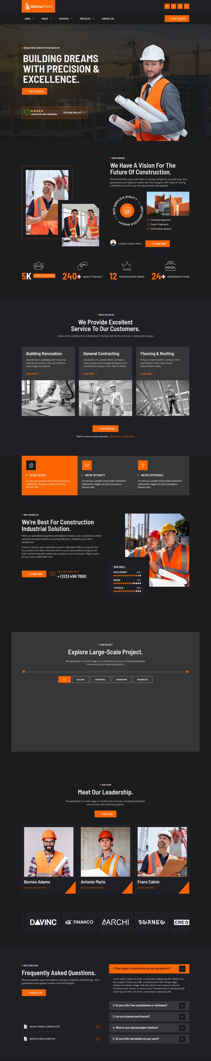 WordPress шаблон ThemeForest GrahaPrime