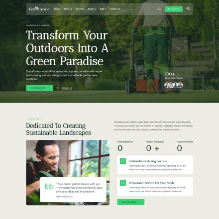 ThemeForest Greenora