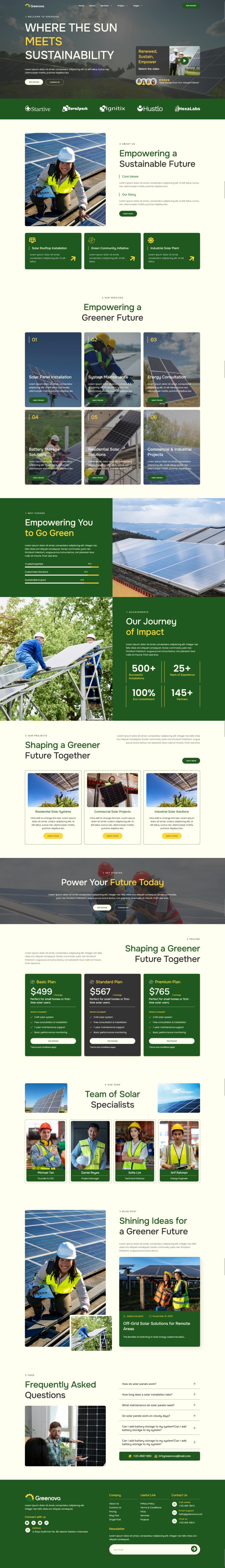 WordPress шаблон ThemeForest Greenova
